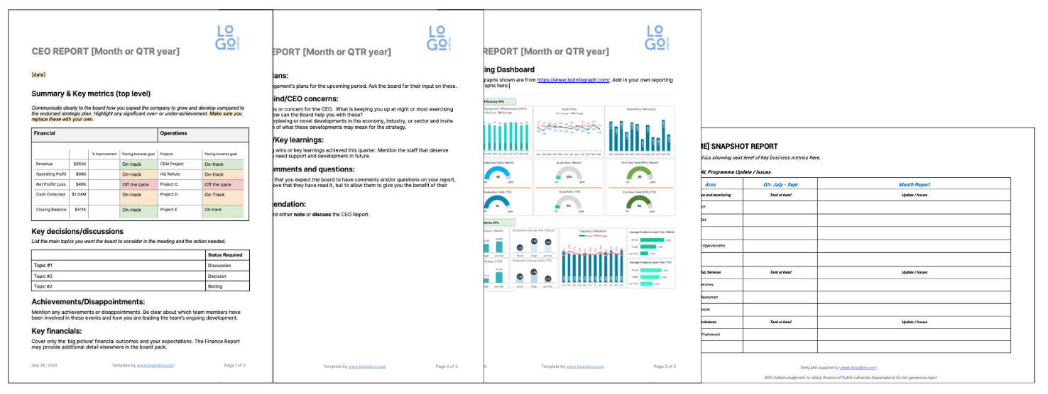 Ceo Report Template - 8K Space Images for Desktop